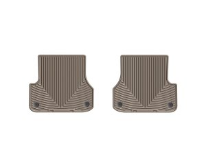 Audi A6 Rubber Floor Mats - Rear - WeatherTech - All-Weather - Tan - `12-`27 Audi A6 Rubber Floor Mats - Rear - WeatherTech - All-Weather - Tan - `12-`27
