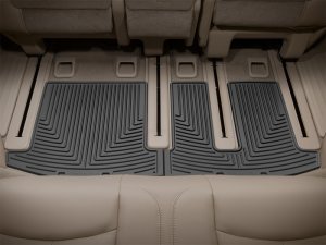Nissan Pathfinder Floor Mats - Rear - WeatherTech - All-Weather - Black - `13-`27