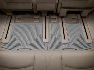 Nissan Pathfinder Floor Mats - Rear - WeatherTech - All-Weather - Grey - `13-`27