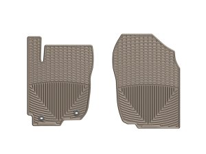 Toyota RAV4 Rubber Floor Mats - Front - WeatherTech - All-Weather - Tan - `13-`27