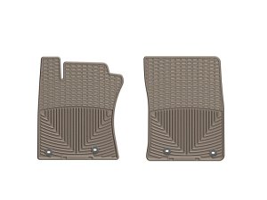 Toyota 4Runner Floor Mats - Front - WeatherTech - All-Weather - Tan - `13-`27