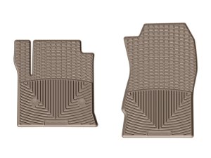 Chevrolet Silverado Floor Mats - Front - WeatherTech - Rubber - Tan - `14-`27
