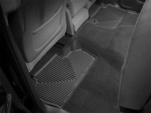Chevrolet Silverado Floor Mats - Rear - WeatherTech - Rubber - Black - `14-`27