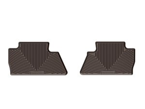 Chevrolet Silverado Floor Mats - Rear - WeatherTech - Rubber - Cocoa - `14-`27 Chevrolet Silverado Floor Mats - Rear - WeatherTech - Rubber - Cocoa - `14-`27