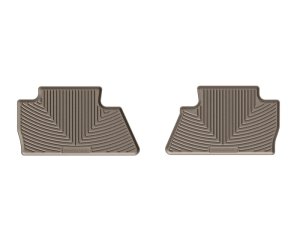 Chevrolet Silverado Rear Rubber Mats - WeatherTech - All-Weather - Tan - `14-`27