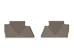 Chevrolet Silverado Rear Rubber Mats - WeatherTech - All-Weather - Tan - `14-`27