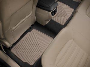 Ford Fusion Rubber Mats - Rear - WeatherTech - All-Weather - Tan - `13-`27