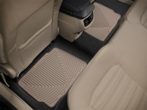 Ford Fusion Rubber Mats - Rear - WeatherTech - All-Weather - Tan - `13-`27