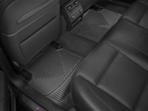 BMW 7 Series Rear Rubber Floor Mats - WeatherTech - All-Weather - Black - `13-`27
