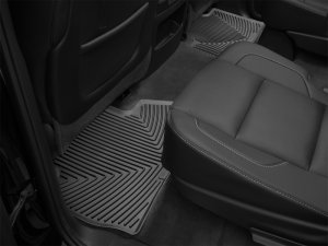 GMC Yukon XL Rear Rubber Floor Mats - WeatherTech - All-Weather - Black - `15-`27