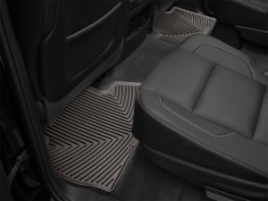 Cadillac Escalade Floor Mats - Rear - WeatherTech - Rubber - Cocoa - `15-`27