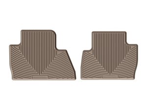 GMC Yukon Rear Rubber Mats - WeatherTech - All-Weather - Tan - `15-`27
