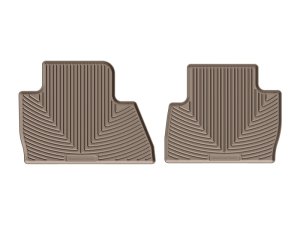 GMC Yukon XL Rear Rubber Mats - WeatherTech - All-Weather - Tan - `15-`27