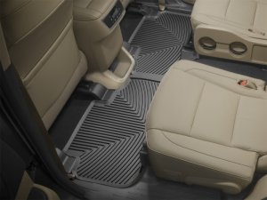 Toyota Highlander Floor Mats - Rear - WeatherTech - All-Weather Rubber - Black - `14-`27