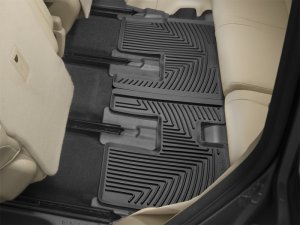 Toyota Highlander Floor Mats - Rear - WeatherTech - Rubber - Black - `14-`27 Toyota Highlander Floor Mats - Rear - WeatherTech - Rubber - Black - `14-`27