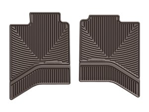 Dodge Ram 2500 Rubber Floor Mats - Rear - WeatherTech - All-Weather - Cocoa - `02-`14