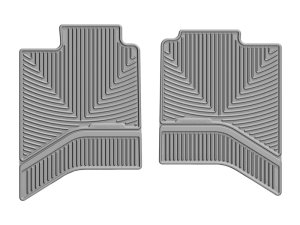 Dodge Ram 1500 Floor Mats - Rear - WeatherTech - All-Weather Rubber - Grey - `02-`14