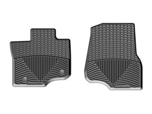 Ford F-150 Floor Mats - Front - WeatherTech - Rubber - Black - `15-`27