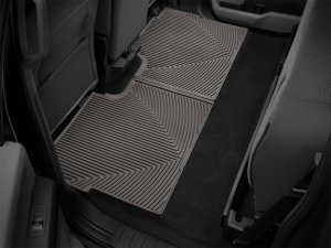 Ford F-150 Rear Rubber Mats - WeatherTech - All-Weather - Cocoa - `15-`27
