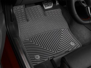 Volkswagen Golf Floor Mats - Front - WeatherTech - Rubber - Black - `15-`27