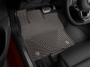 Audi A3 Floor Mats - Front - WeatherTech - All-Weather - Cocoa - `15-`27