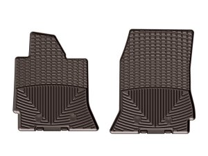 Chevrolet Corvette Rubber Mats - Front - WeatherTech - All-Weather - Cocoa - `14-`27 Chevrolet Corvette Rubber Mats - Front - WeatherTech - All-Weather - Cocoa - `14-`27