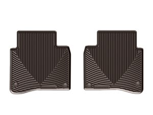 Mercedes-Benz S-Class Floor Mat Set - Rear - WeatherTech - All-Weather Rubber - Cocoa - `14-`15