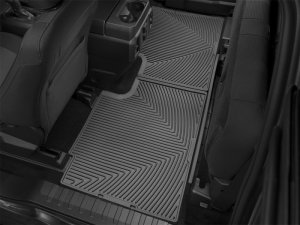 Ford F-150 Rubber Mats - Rear - WeatherTech - All-Weather - Black - `15-`27