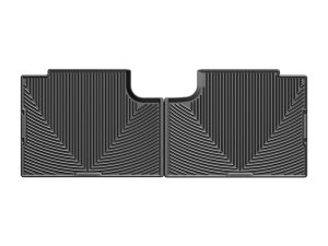 Ford F-150 Rubber Mats - Rear - WeatherTech - All-Weather - Black - `15-`27