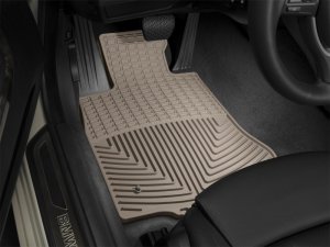 Honda Pilot Floor Mats - Front - WeatherTech - Rubber - Tan - `16-`27 Honda Pilot Floor Mats - Front - WeatherTech - Rubber - Tan - `16-`27