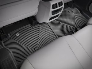 Honda Pilot Floor Mats - Rear - WeatherTech - Rubber - Black - `16-`27