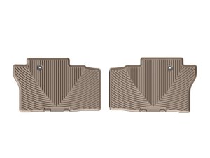 Honda Pilot Rubber Mats - Rear - WeatherTech - All-Weather - Tan - `16-`27