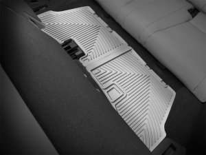 Honda Pilot Floor Mats - Rear - WeatherTech - All-Weather - Grey - `16-`27
