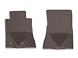Ford Mustang Floor Mats - Front - WeatherTech - All-Weather - Cocoa - `15-`27