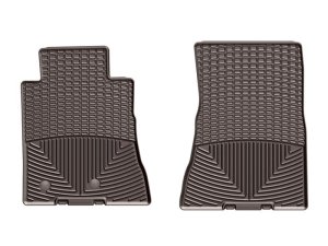 Ford Mustang Floor Mats - Front - WeatherTech - All-Weather - Cocoa - `15-`27