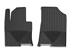 Hyundai Sonata Floor Mats - Front - WeatherTech - Rubber - Black - `16-`27