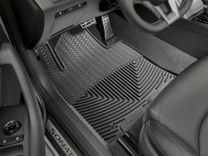 Hyundai Sonata Floor Mats - Front - WeatherTech - Rubber - Black - `16-`27