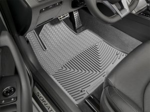 Hyundai Sonata Floor Mats - Front - WeatherTech - Rubber - Grey - `16-`27