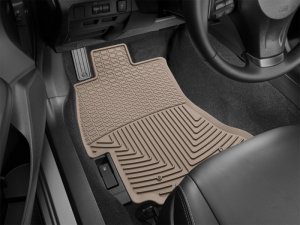 Subaru XV Crosstrek Floor Mats - Front - WeatherTech - Rubber - Tan - `16-`27