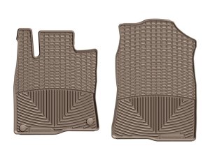 Honda Civic Floor Mats - Front - WeatherTech - Rubber - Tan - `16-`27