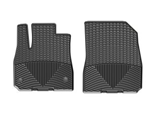 Chevrolet Malibu Rubber Floor Mats - Front - WeatherTech - All-Weather - Black - `16-`27