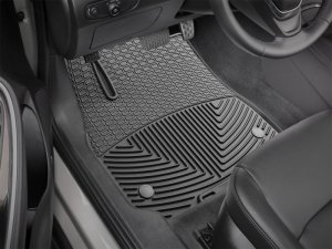 Chevrolet Malibu Rubber Floor Mats - Front - WeatherTech - All-Weather - Black - `16-`27
