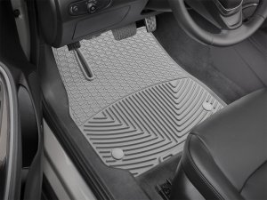 Chevrolet Malibu Floor Mats - Front - WeatherTech - All-Weather Rubber - Grey - `16-`27