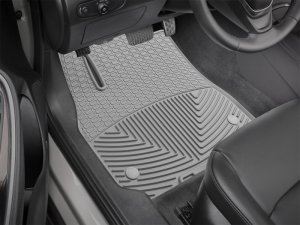 Chevrolet Malibu Floor Mats - Front - WeatherTech - All-Weather Rubber - Grey - `16-`27