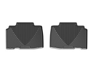 Ford Edge Floor Mats - Rear - WeatherTech - All-Weather Rubber - Black - `15-`27