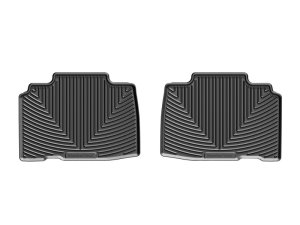 Ford Edge Floor Mats - Rear - WeatherTech - All-Weather Rubber - Black - `15-`27