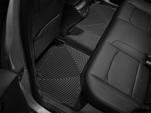 Chevrolet Malibu Floor Mats - Rear - WeatherTech - All-Weather Rubber - Black - `16-`27