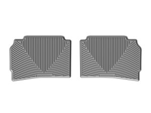 Chevrolet Malibu Floor Mats - Rear - WeatherTech - All-Weather Rubber - Grey - `16-`27