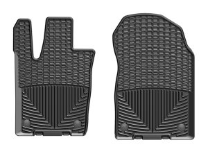 Dodge Durango Floor Mats - Front - WeatherTech - All Weather - Black - `16-`27