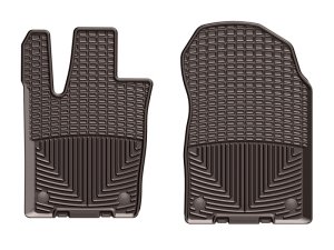 Dodge Durango Floor Mats - Front - WeatherTech - Rubber - Cocoa - `16-`27